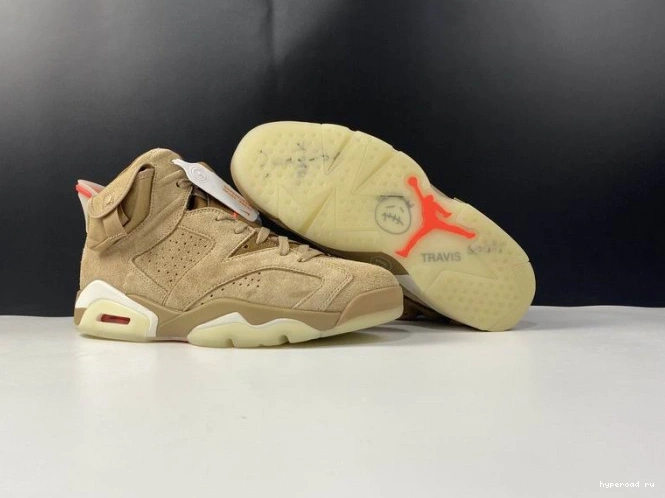 Travis 6 Jordan Scott Retro Air DH0690-200 British Khaki 0714